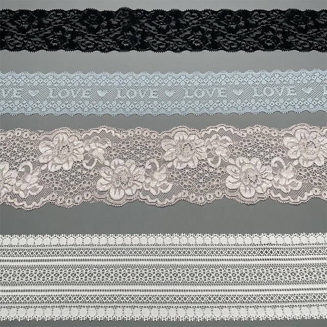 TUTON Custom Guipure Elastic Lace 5.0/6.0/6.5/8.2 CM Trim Wholesale For Lingerie