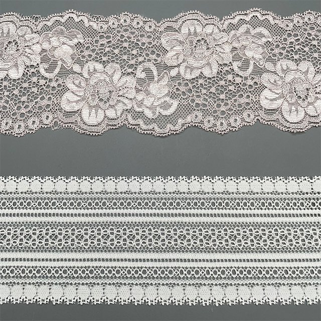 TUTON Custom Guipure Elastic Lace 5.0/6.0/6.5/8.2 CM Trim Wholesale For Lingerie