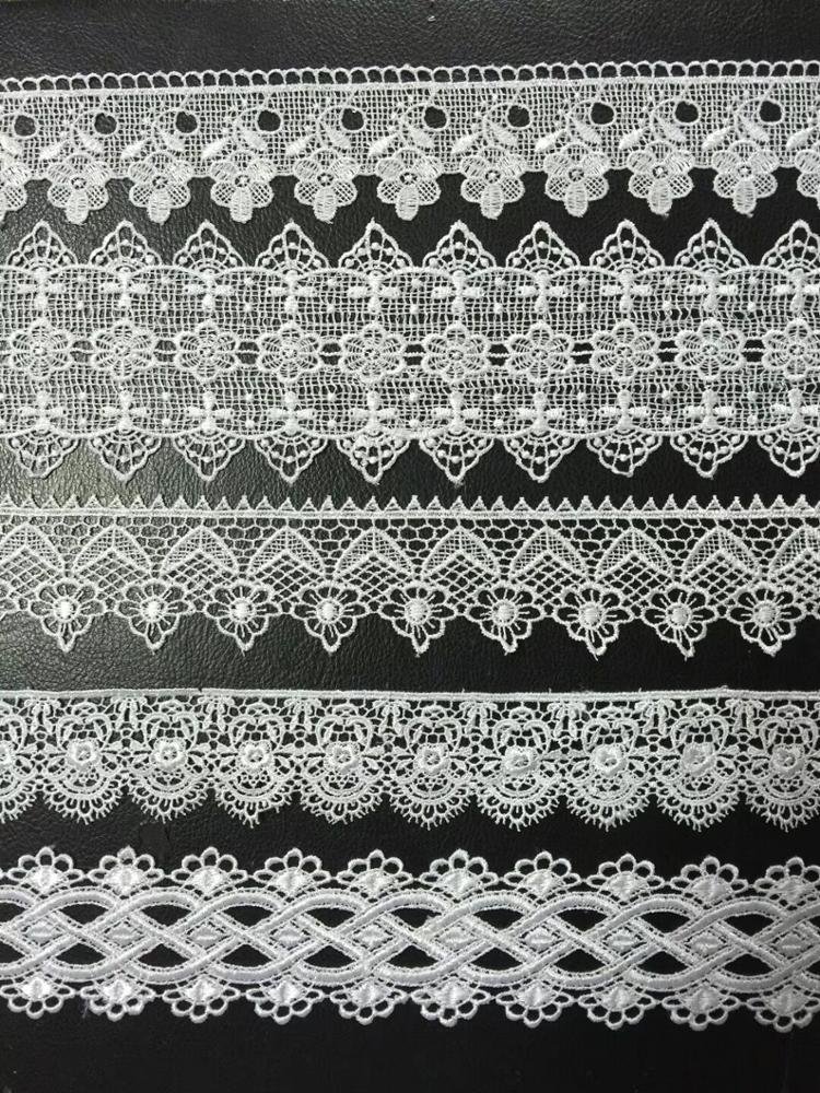 hot sale Wholesale fancy polyester embroidery lace trimming