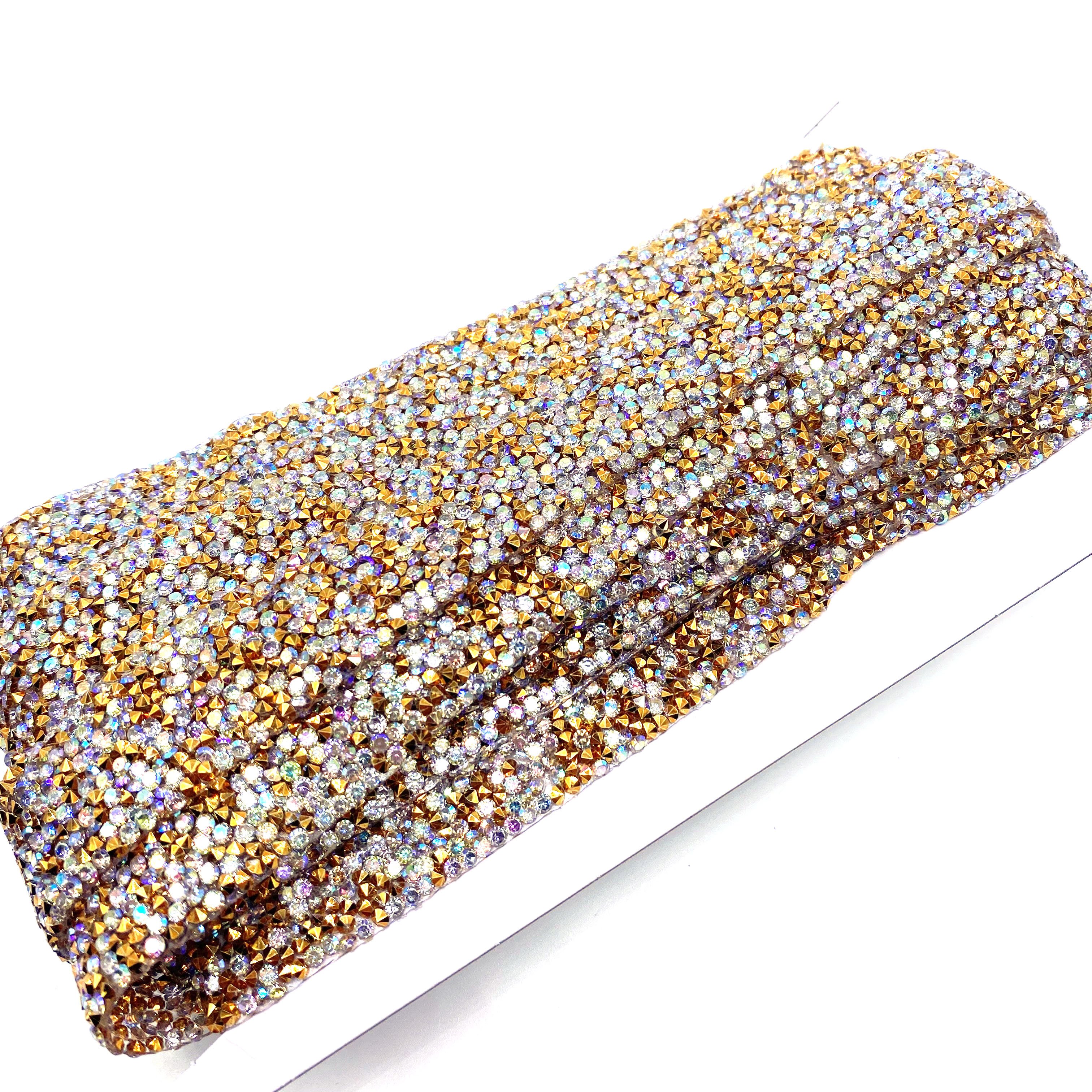 Wholesale Hot Carnival Costumes Crystal Diamond Tape Trimming Rhinestone Trims For DIY Shoes Garment Accessories