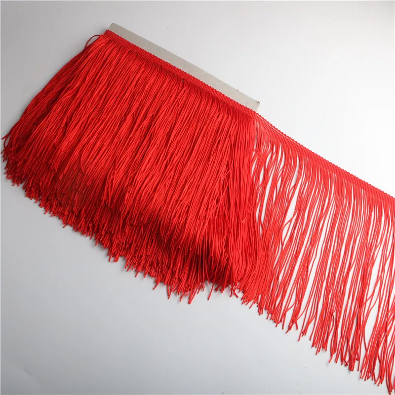 fringe trim Long Tassel Fringe Lace Trim Ribbon Tassels For Curtains Dresses Fringes For Sewing Trimmings Accessories Crafts