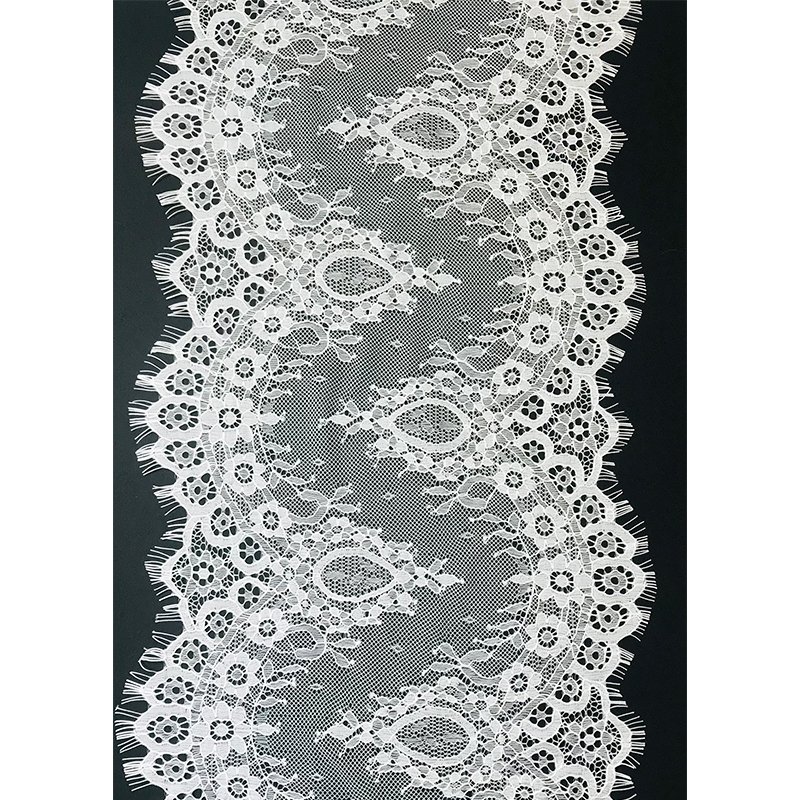 White lingerie stretch French lace trim for sexy lingerie
