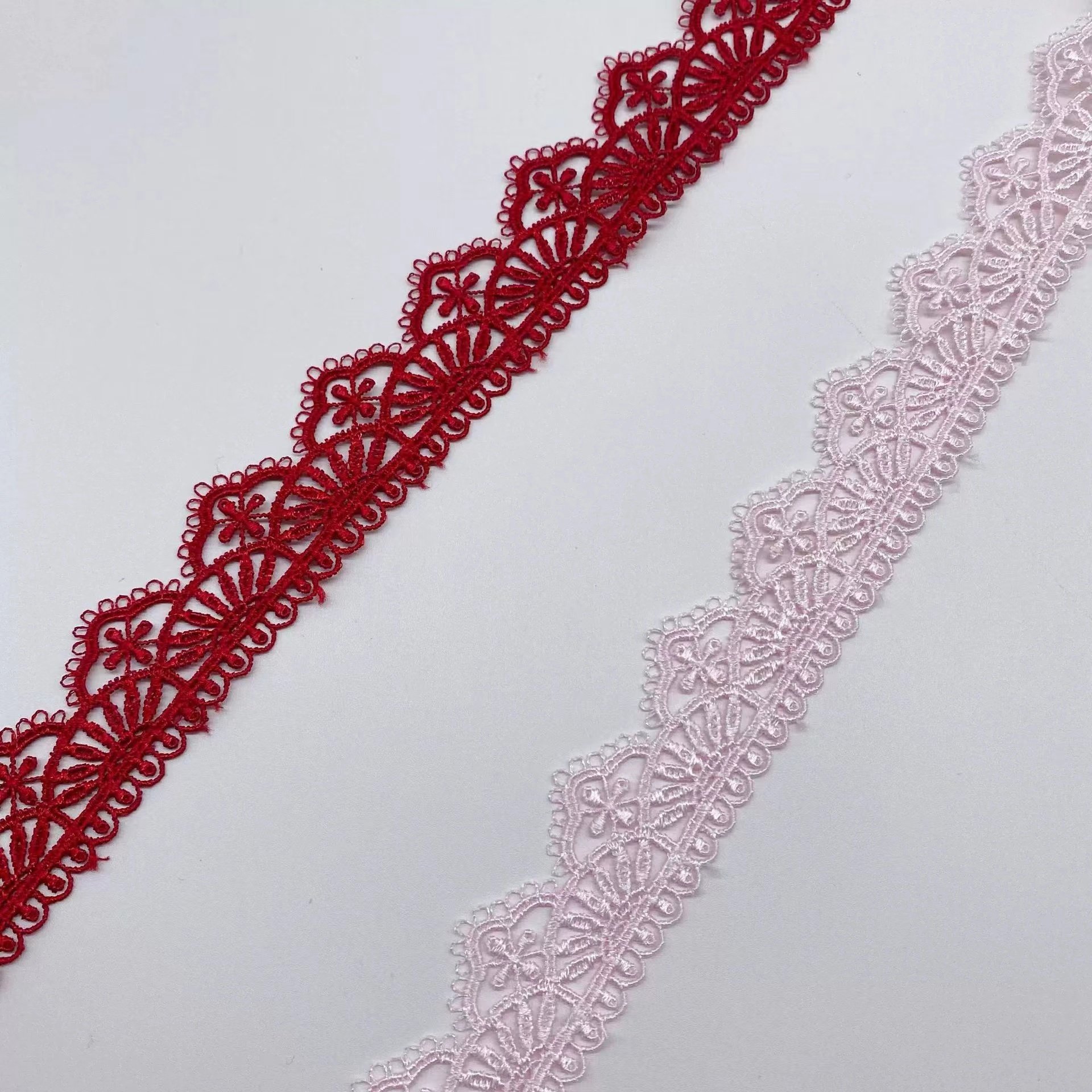 Embroidered polyester multi-color lace Lolita lace clothing accessories home soft decoration water-soluble embroidery