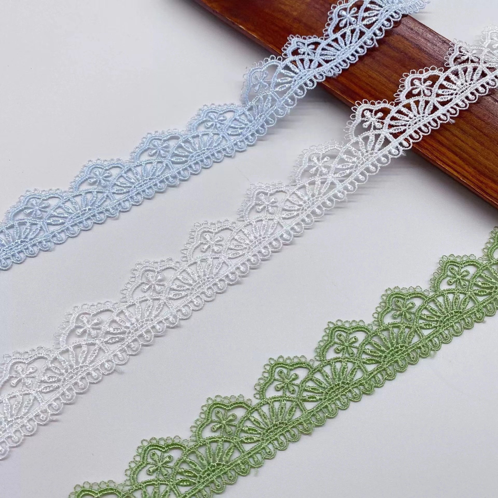 Embroidered polyester multi-color lace Lolita lace clothing accessories home soft decoration water-soluble embroidery