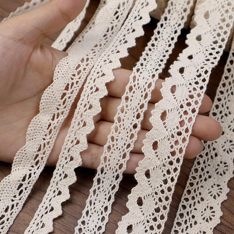 Gordon ribbons Crochet Lace Ribbon Vintage Lace Trim Cotton Sewing Lace for DIY Craft for Scrapbooking Supplies