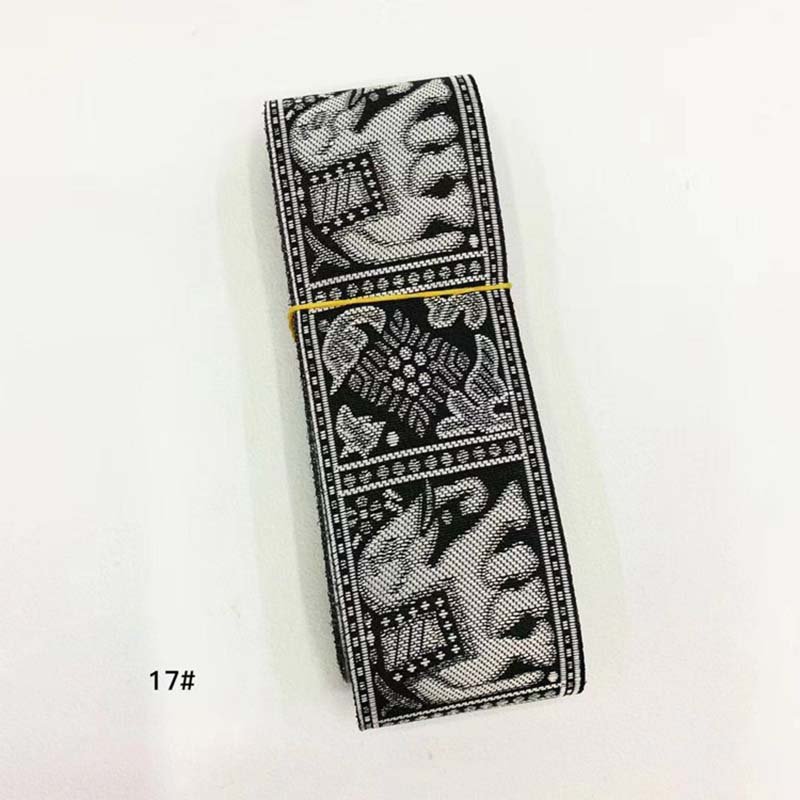 5cm curtain sewing material clothes accessories flower pattern jacquard lace ribbon costume textile ethnic edge webbing trims