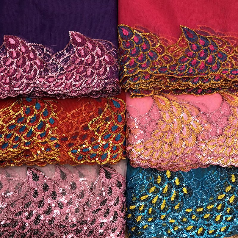 Supply Sequins New Embroidery Lace Water-soluble Lace High-end Car Clothing Accessories trim