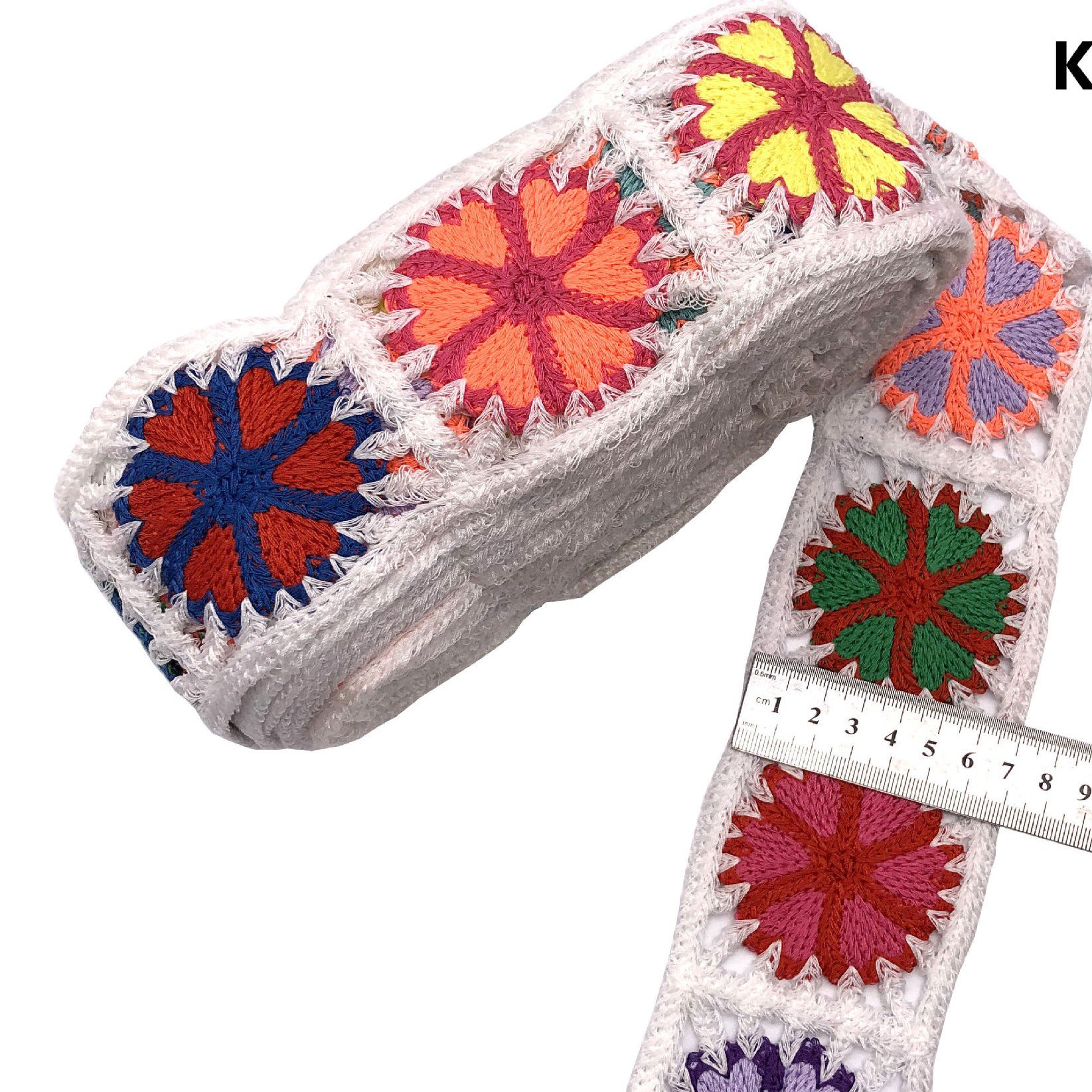 Hot Sale New Arrivals Handmade Crochet Cardigan Lace Sweaters Accessories Decoration Crochet Fabric Trim