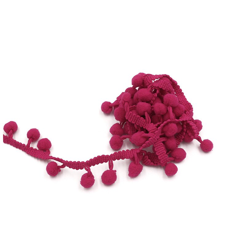 Cheap Colorful ribbon Wedding Pompom Trimming Lace Trim