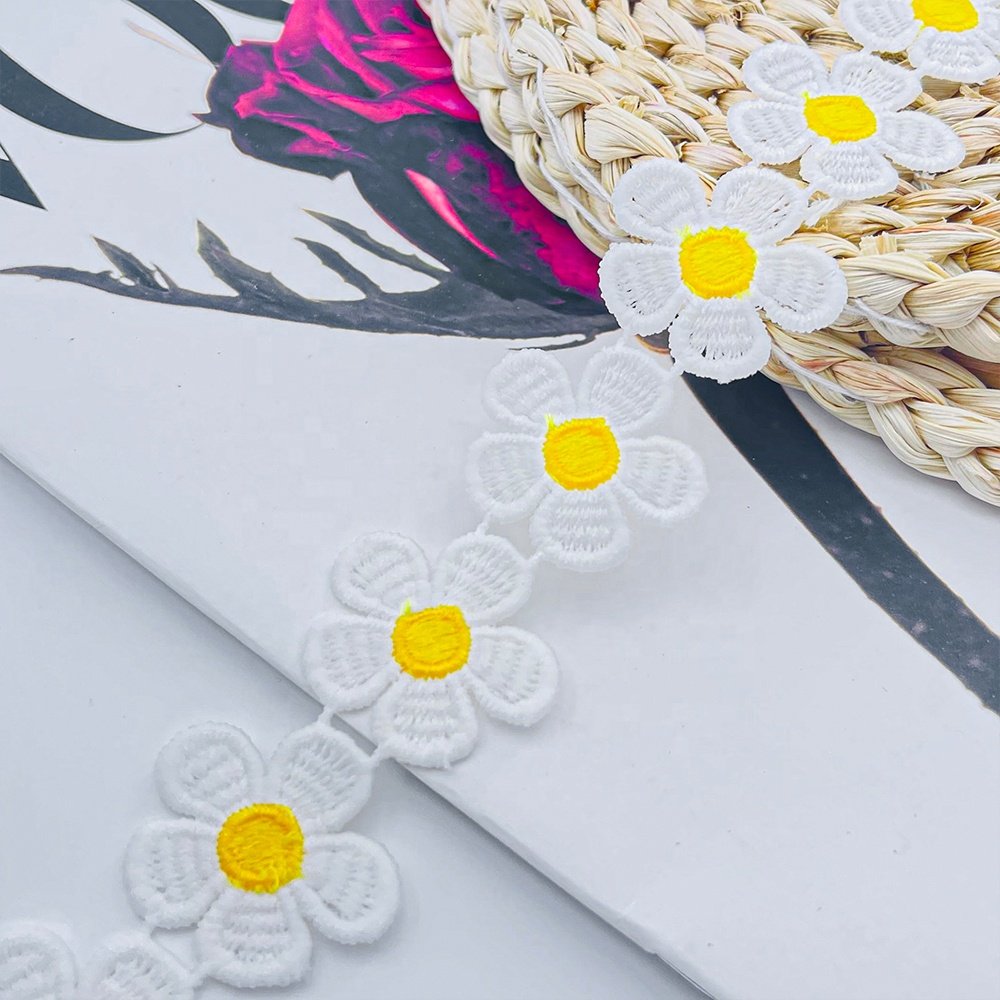 NEW Fashion thin threads design milk silk lace crochet lace trim for clothes embroidered fabric sewing accessories lace trim