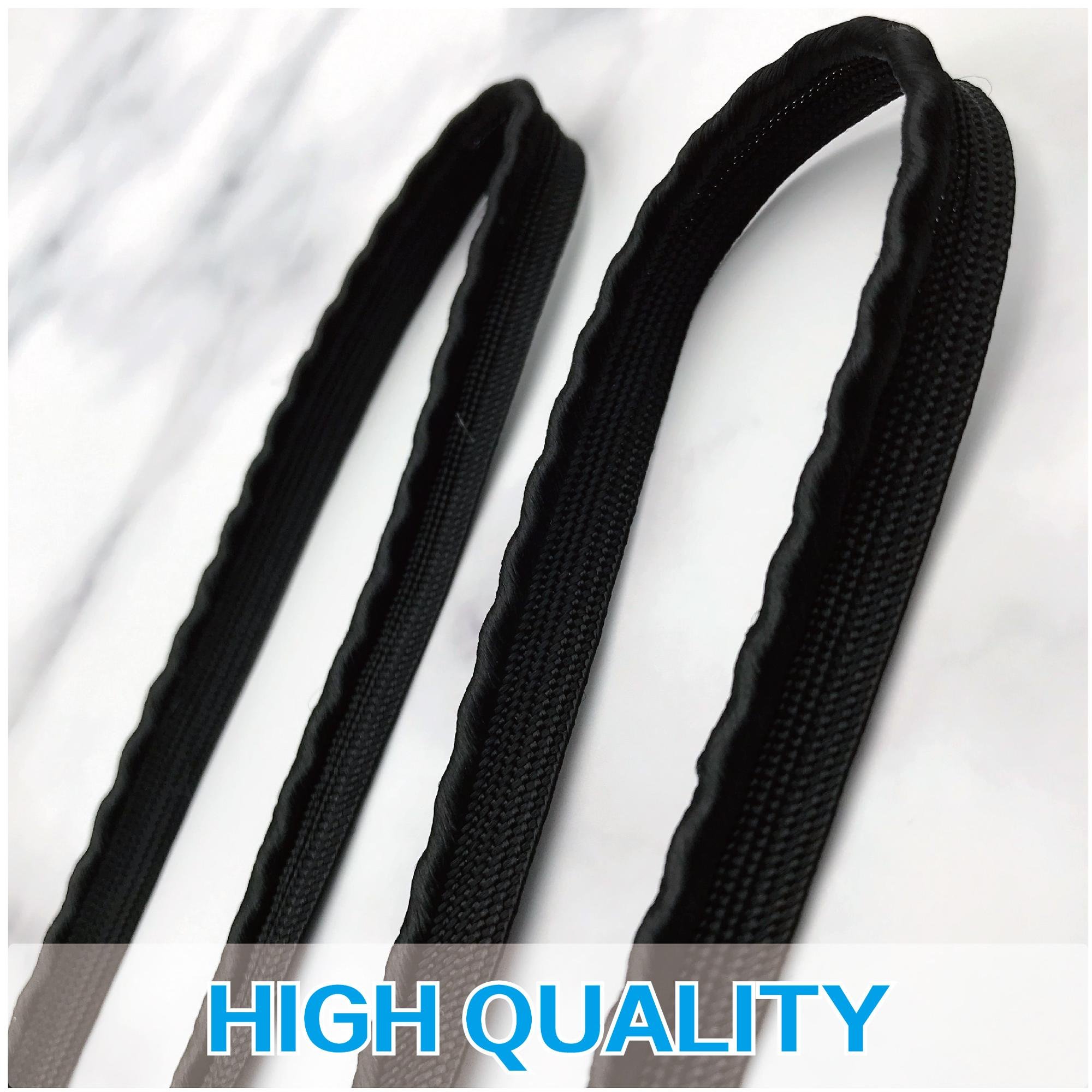 9mm wholesale bright yellow color twist piping cord webbing trims for bag edge