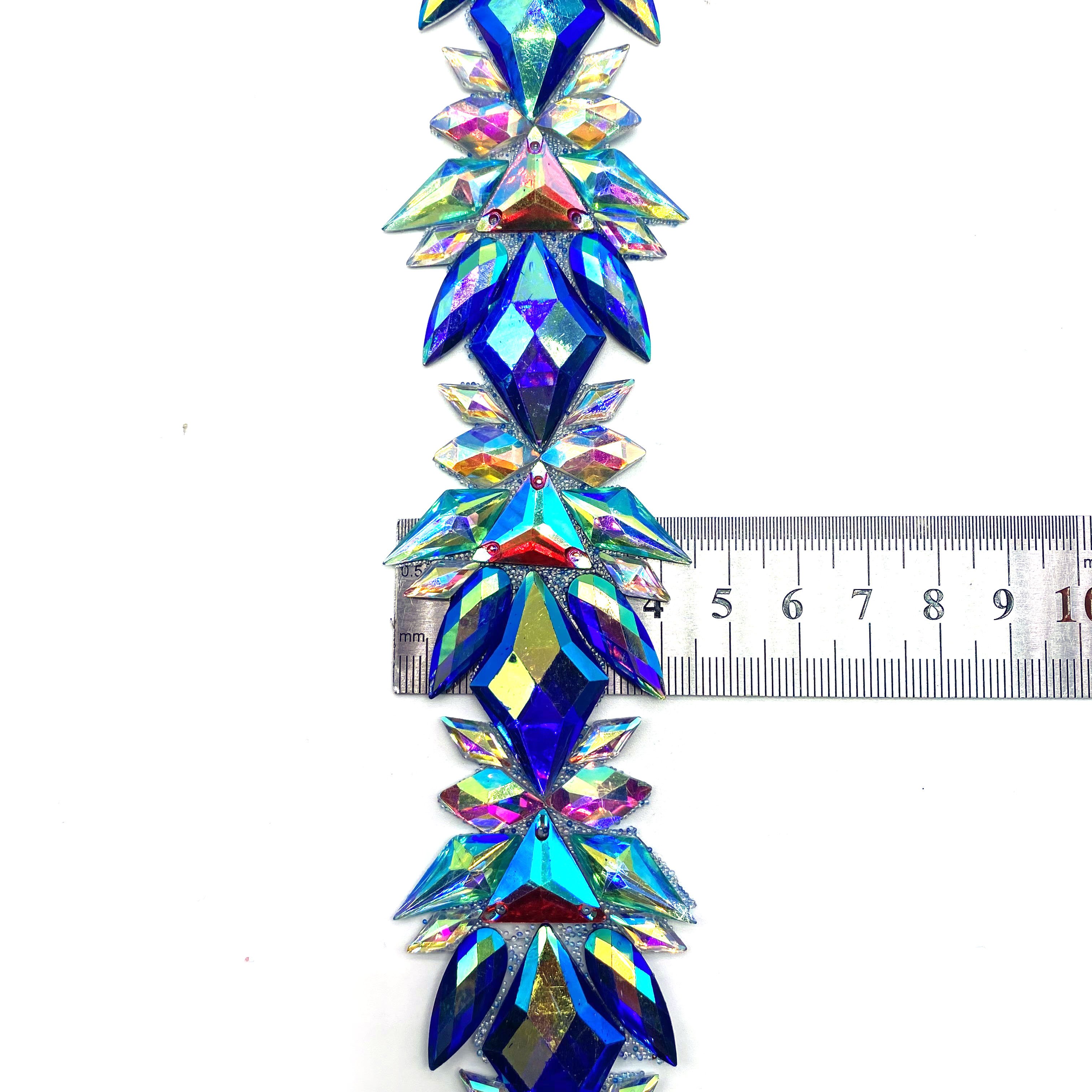 2024 carnival costume accessories hotfix resin appliques rhinestone trimming china patch for dress garment decoration