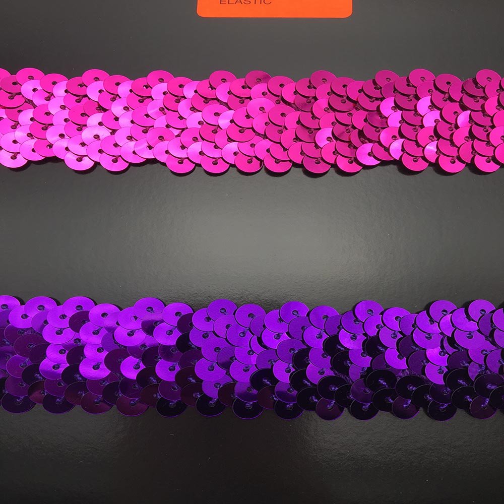 diy stage dancewear accessories 3cm wide colored sequins 3 rows sequined beaded elastic stretch lace trim for home decoration