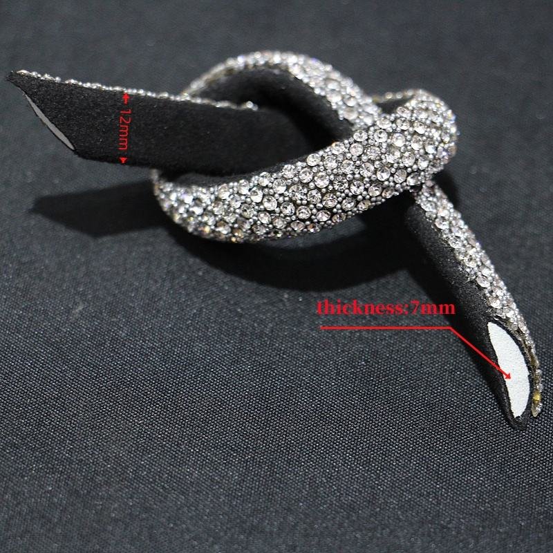 Hot Selling Customization 12mm Rhinestone Rope Rhinestone Pipe Trimming Rhinestone Pipe Rope