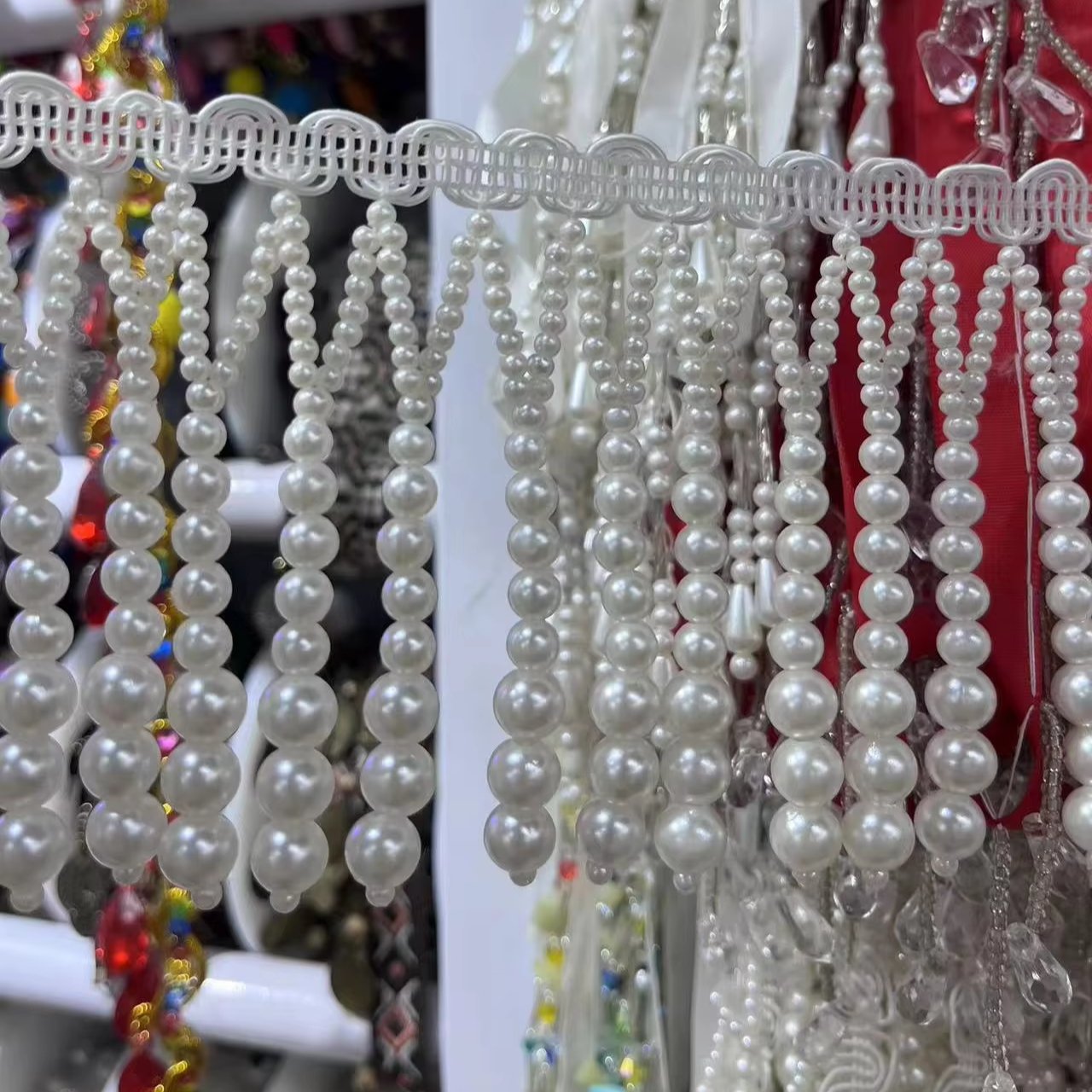 Handmade DIY Home Textiles Clothing Decor Craft Sewing Accessories Trim Ribbon Beaded Pearl Tassel Lace Trimmings