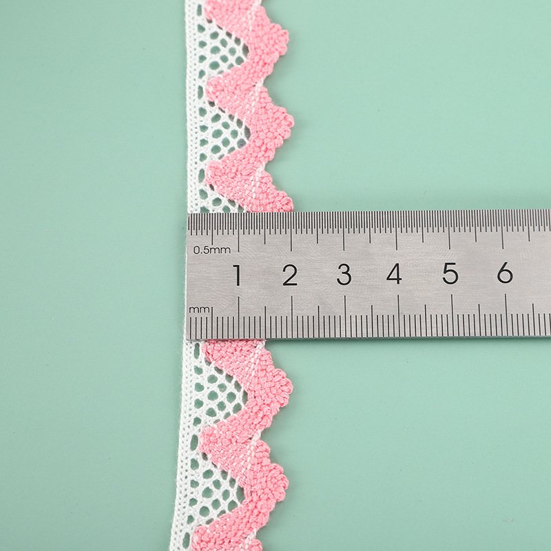 LS938 Color Hollow Cotton Thread Lace Trimming For Underwear Lingerie Clothing Decorative Accessories Curtain Lace