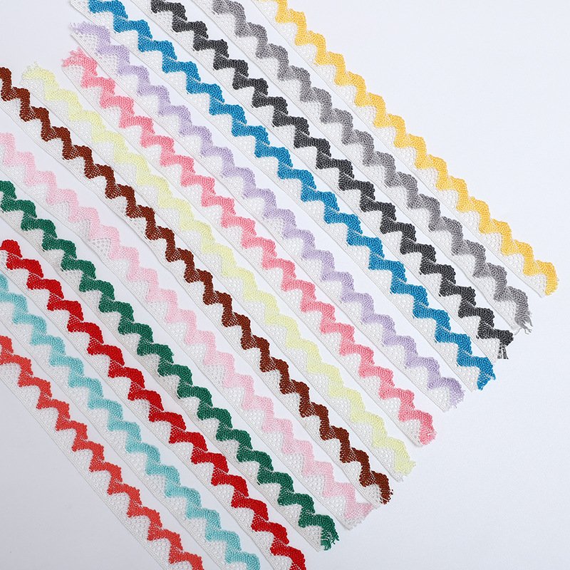 LS938 Color Hollow Cotton Thread Lace Trimming For Underwear Lingerie Clothing Decorative Accessories Curtain Lace