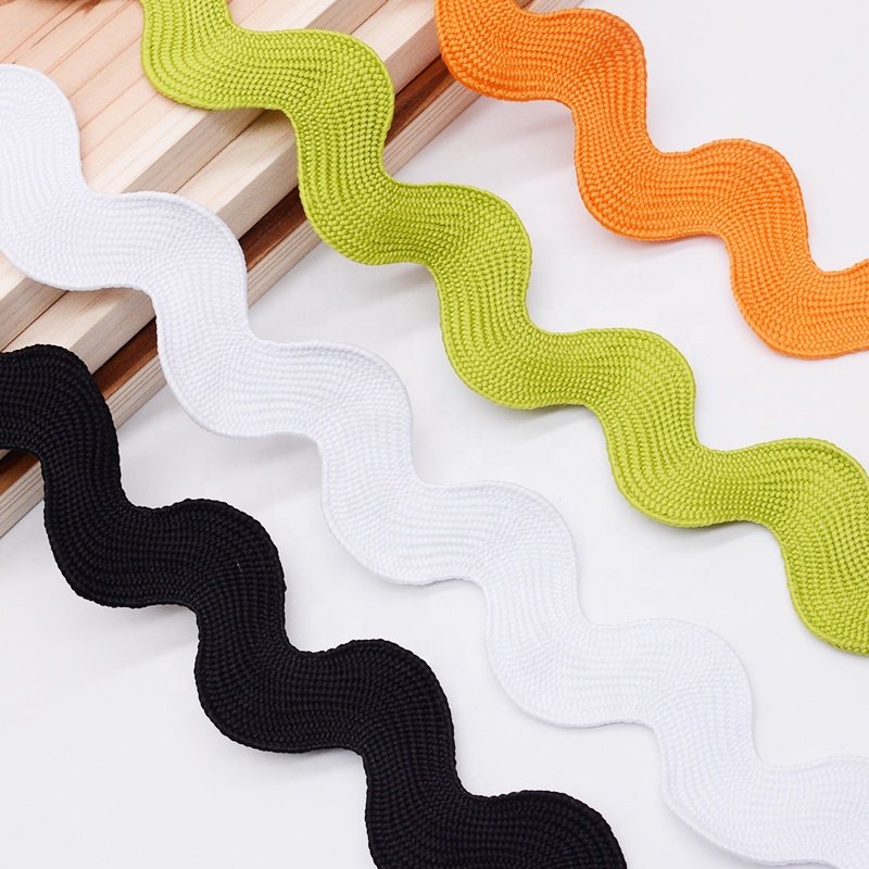 Wholesale high quality 4cm Wide Zig zag Trimming For Garment and Crafts