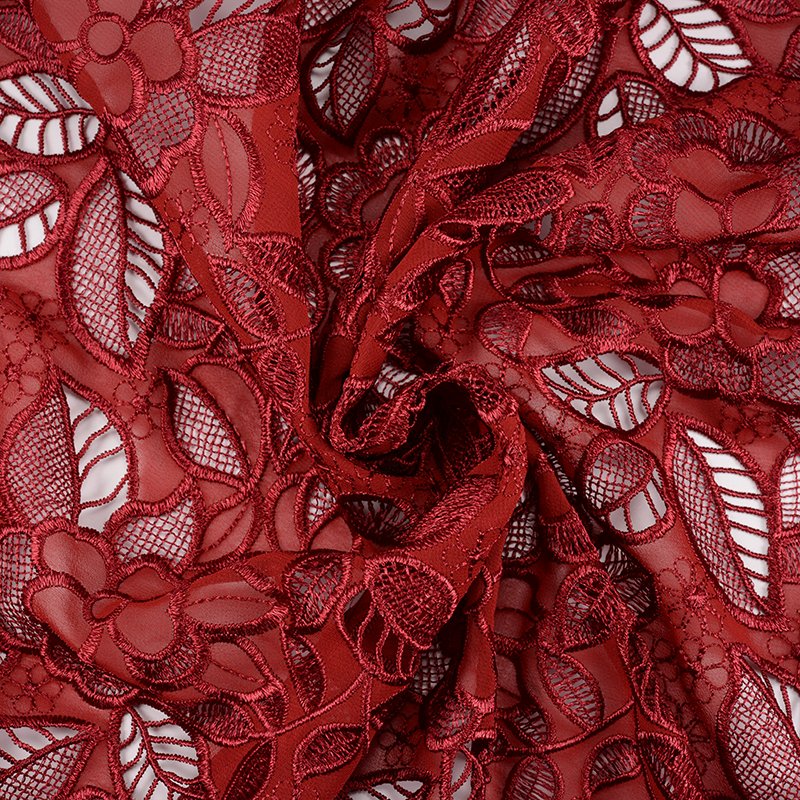 2023 High Quality French Dentelle Lace Custom Embroidered Lace Trim White Milk Silk Guipure Lace Fabric Trim