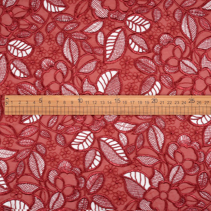 2023 High Quality French Dentelle Lace Custom Embroidered Lace Trim White Milk Silk Guipure Lace Fabric Trim