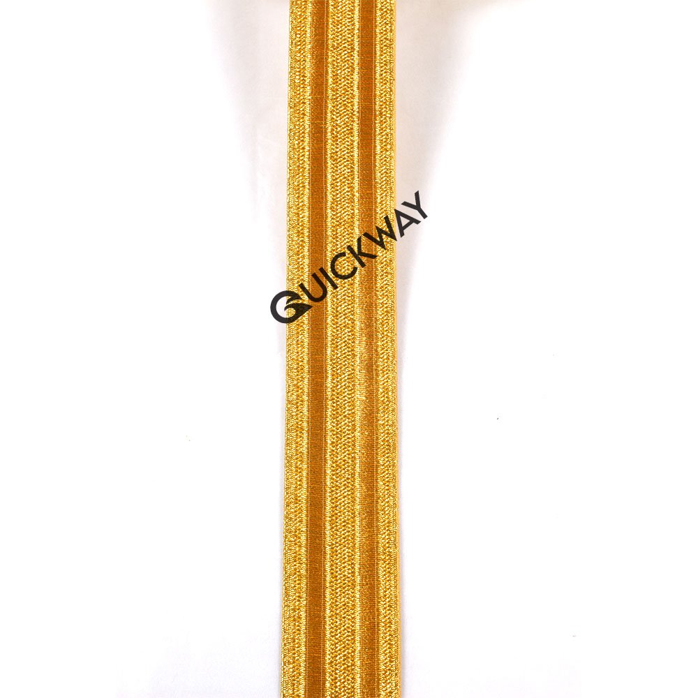 OEM Gold Metallic Wire Lace & Braid for Uniform Decoration Wholesale Fancy French Lace Braid Trimming Bulk Supply