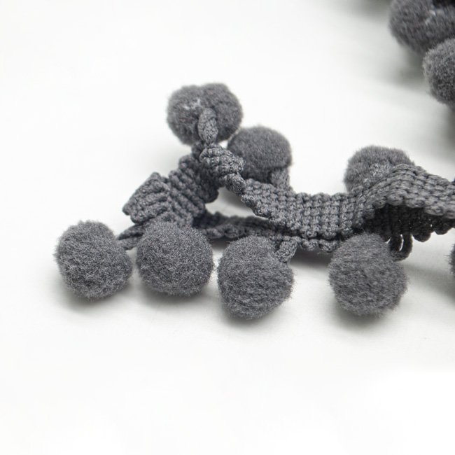 Wholesale 2CM Colorful pompom Lace Trim Clothing Accessories