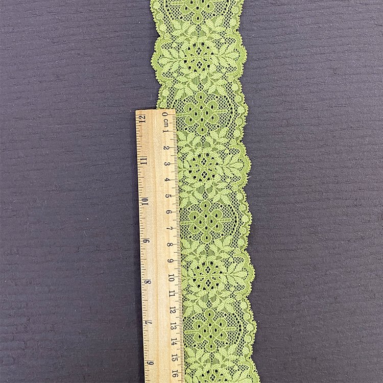 New Arrivals Green Lace Fabric Garment Lace Trim For Sewing