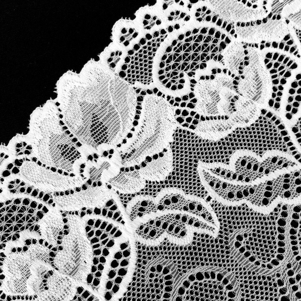 22cm wide stretch lace trim for lingerie garment accessory