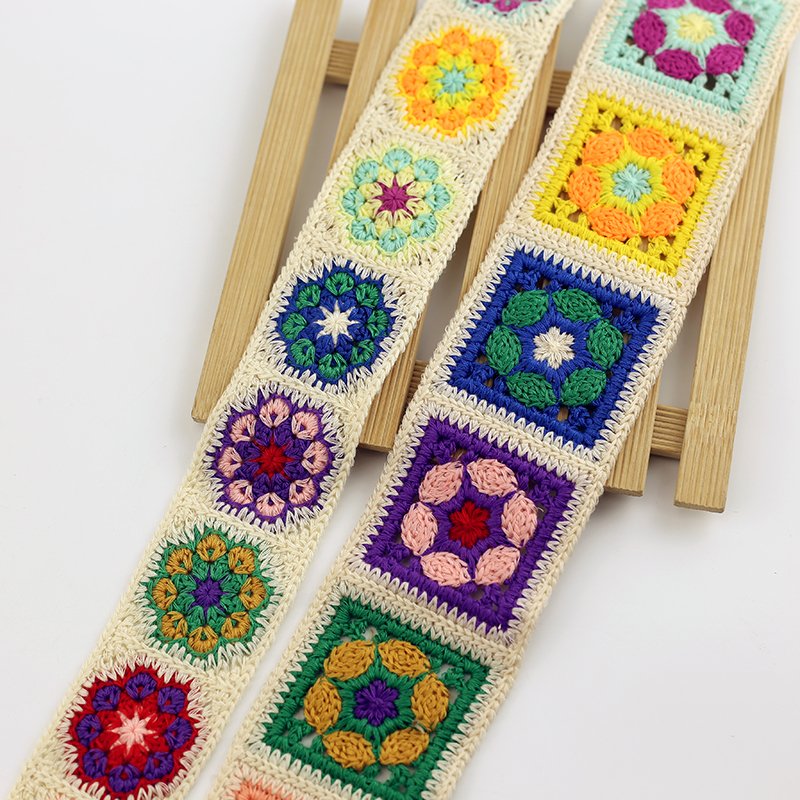 flower crochet lace trimming embroidery Lace Trimming for clothing dress headband accessories