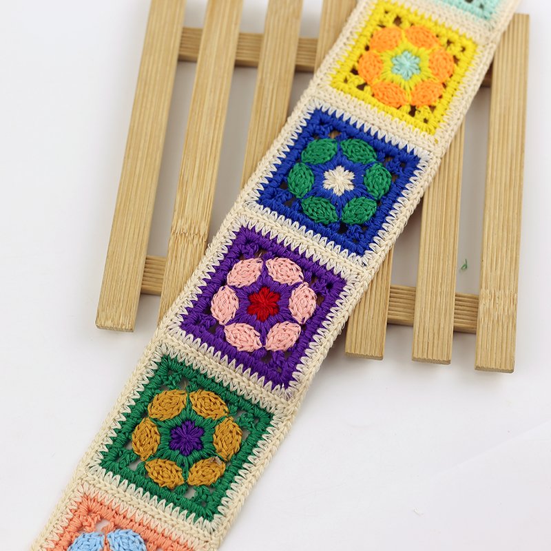 flower crochet lace trimming embroidery Lace Trimming for clothing dress headband accessories
