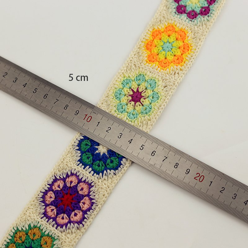 flower crochet lace trimming embroidery Lace Trimming for clothing dress headband accessories