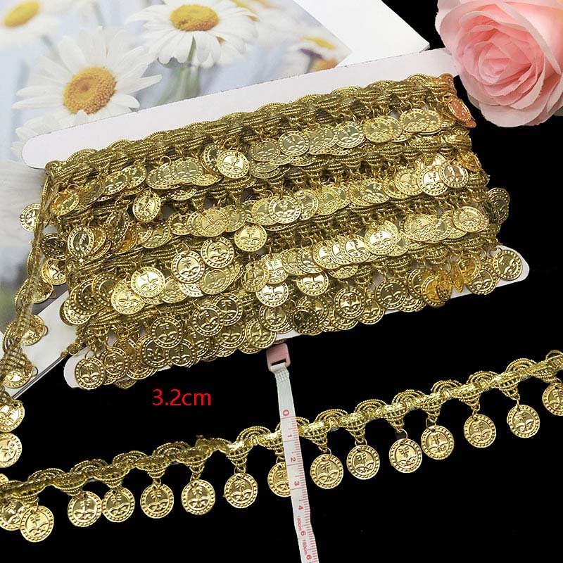 cheap garment accessories S wave lace ribbon gold braided diy costume dress craft textile sewing decorations upholstery trimming