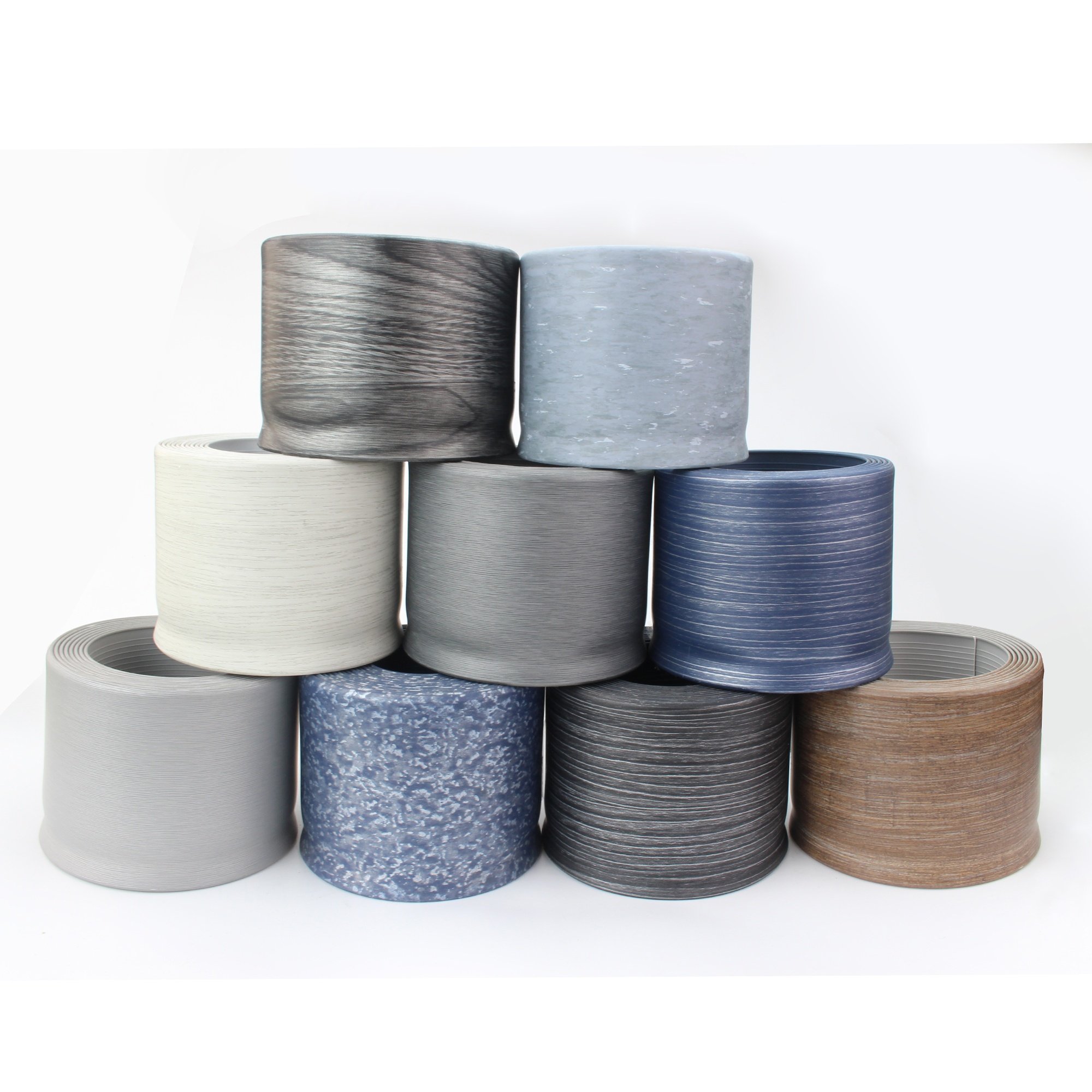 S100-I, RAITTO PVC Self-Stick Vinyl Wall Base Peel And Self Adhesive Back Flexible Wall Baseboard Molding Trim