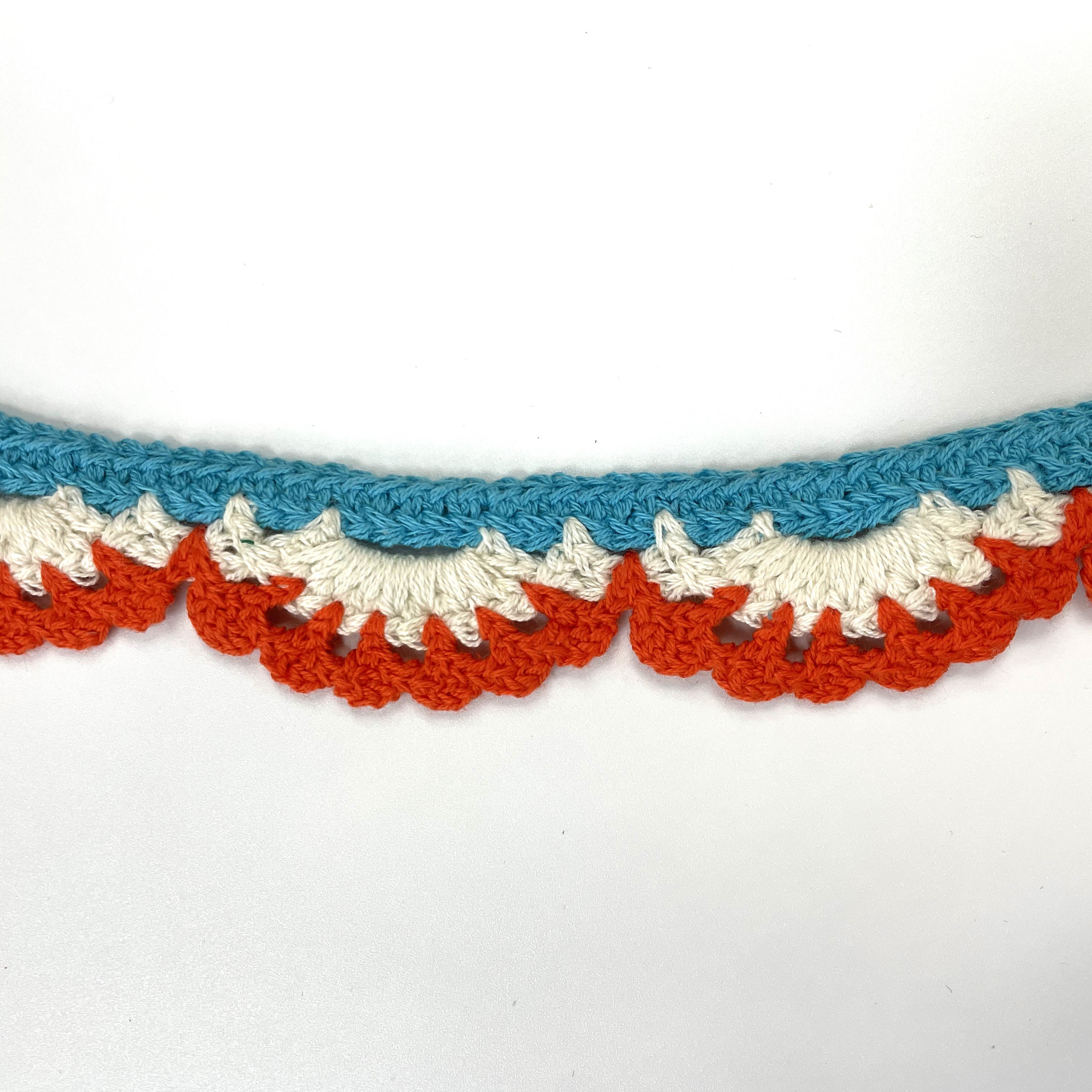 Colored Knitting Trim Handbag Lace Bag Accessories Lace Crochet Trim