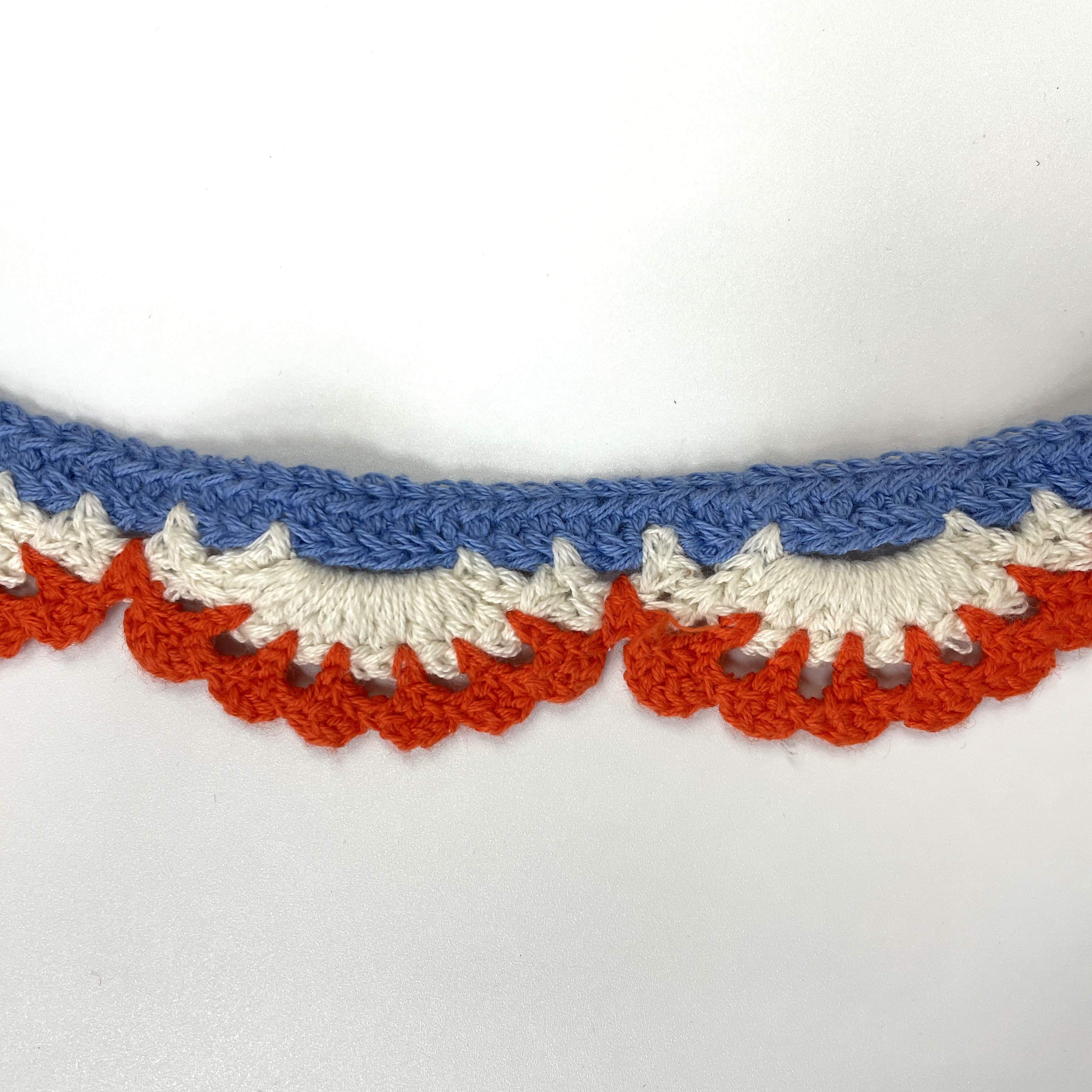 Colored Knitting Trim Handbag Lace Bag Accessories Lace Crochet Trim