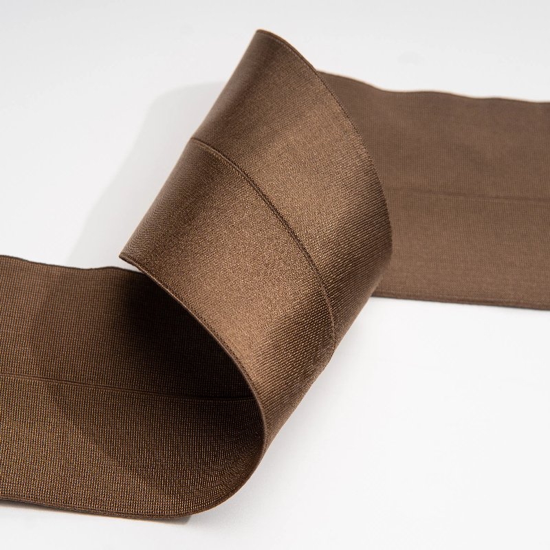 Factory Custom High Stretch Wide Trim Fold Over Elastic Band Clothes Waistband Fold Over Elastic Belt