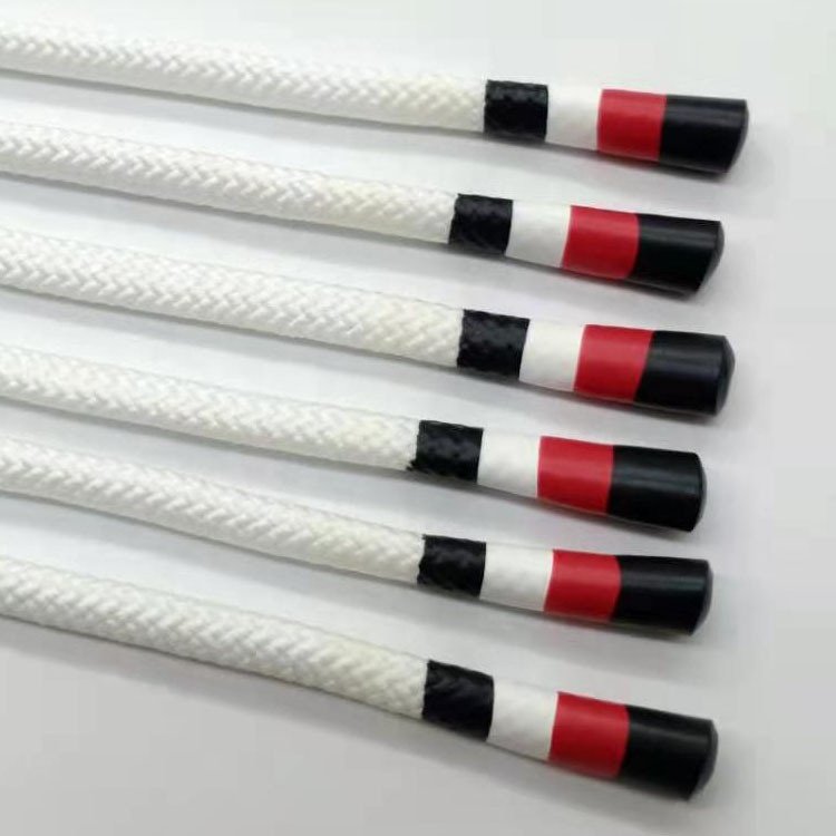 Garment trims High quality customized 100% polyester cord string with silicone head