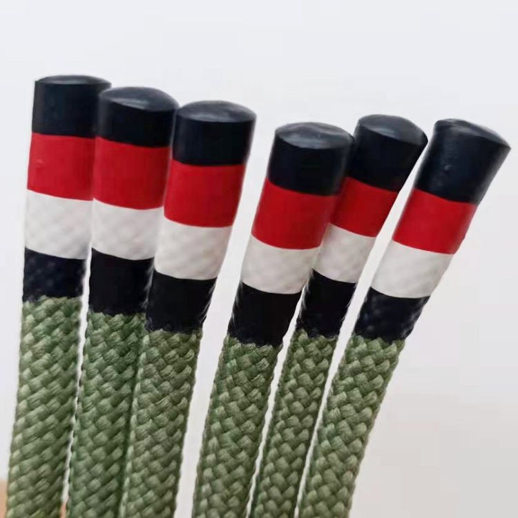 Garment trims High quality customized 100% polyester cord string with silicone head