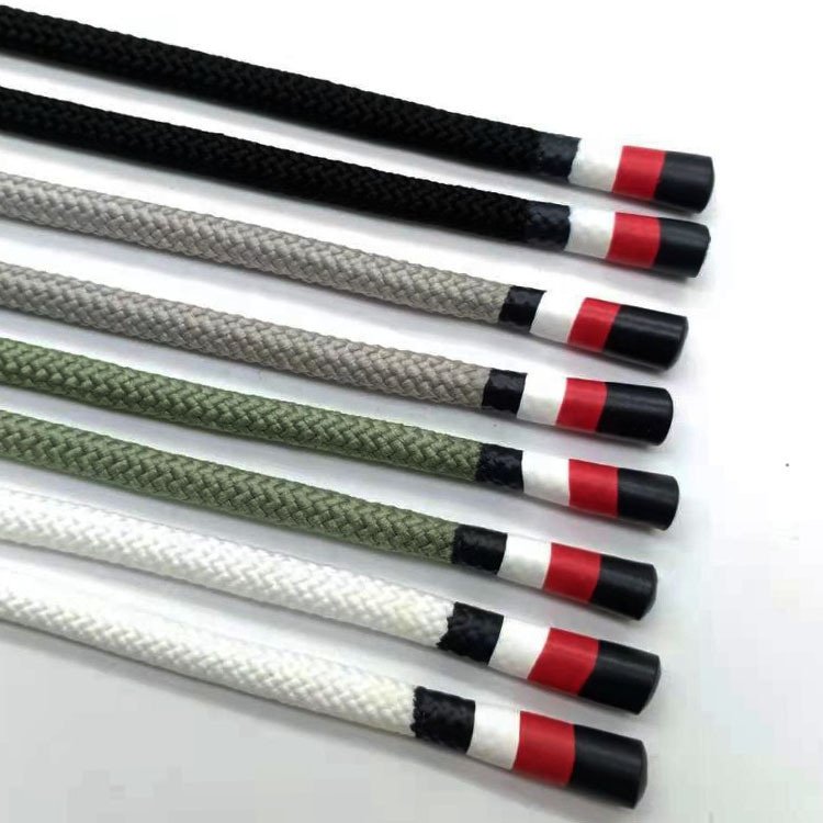 Garment trims High quality customized 100% polyester cord string with silicone head