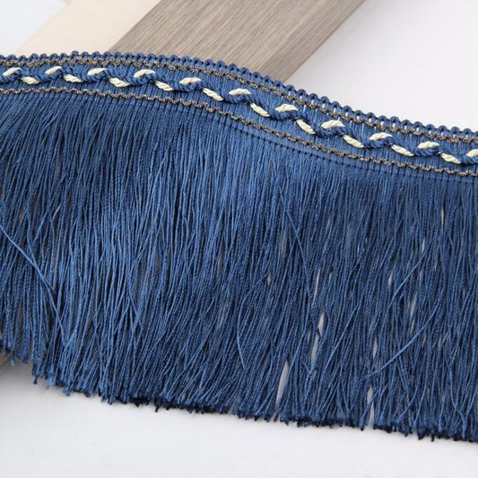 Hot Ribbon 12.5cm Curtain polyester fringe 5 inches tassel Lace trims for Curtain Wedding lampshade home textile Accessories