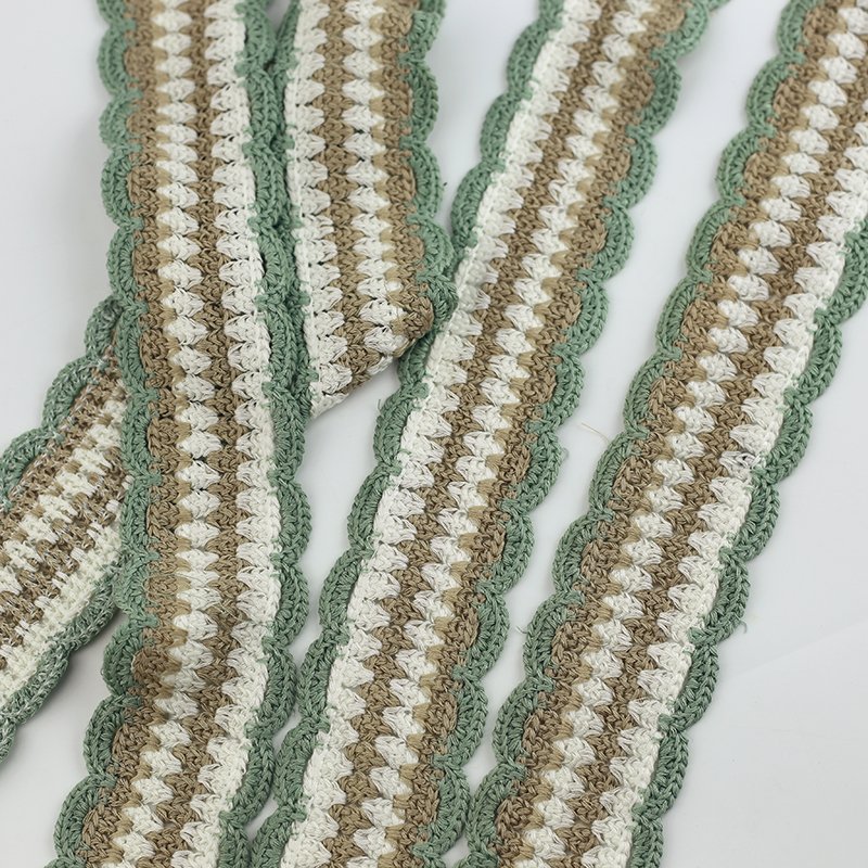 6 cm scalloped crochet lace trimming embroidery Lace Trimming for clothing dress headband accessories