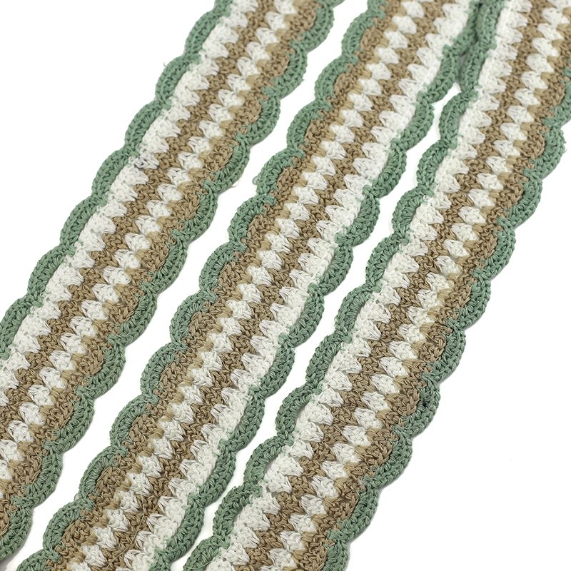 6 cm scalloped crochet lace trimming embroidery Lace Trimming for clothing dress headband accessories