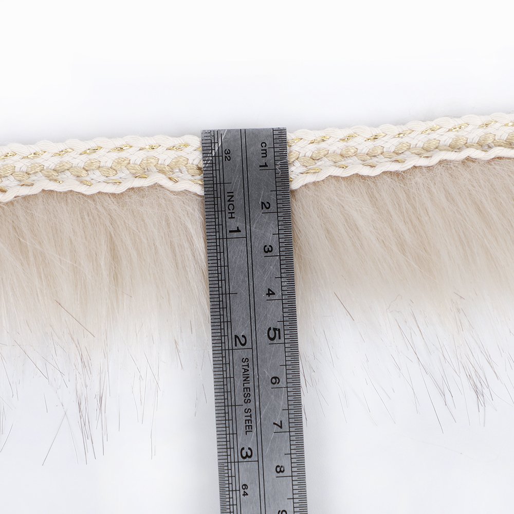 Factory Wholesale faux fur trim long plush trimming for garment
