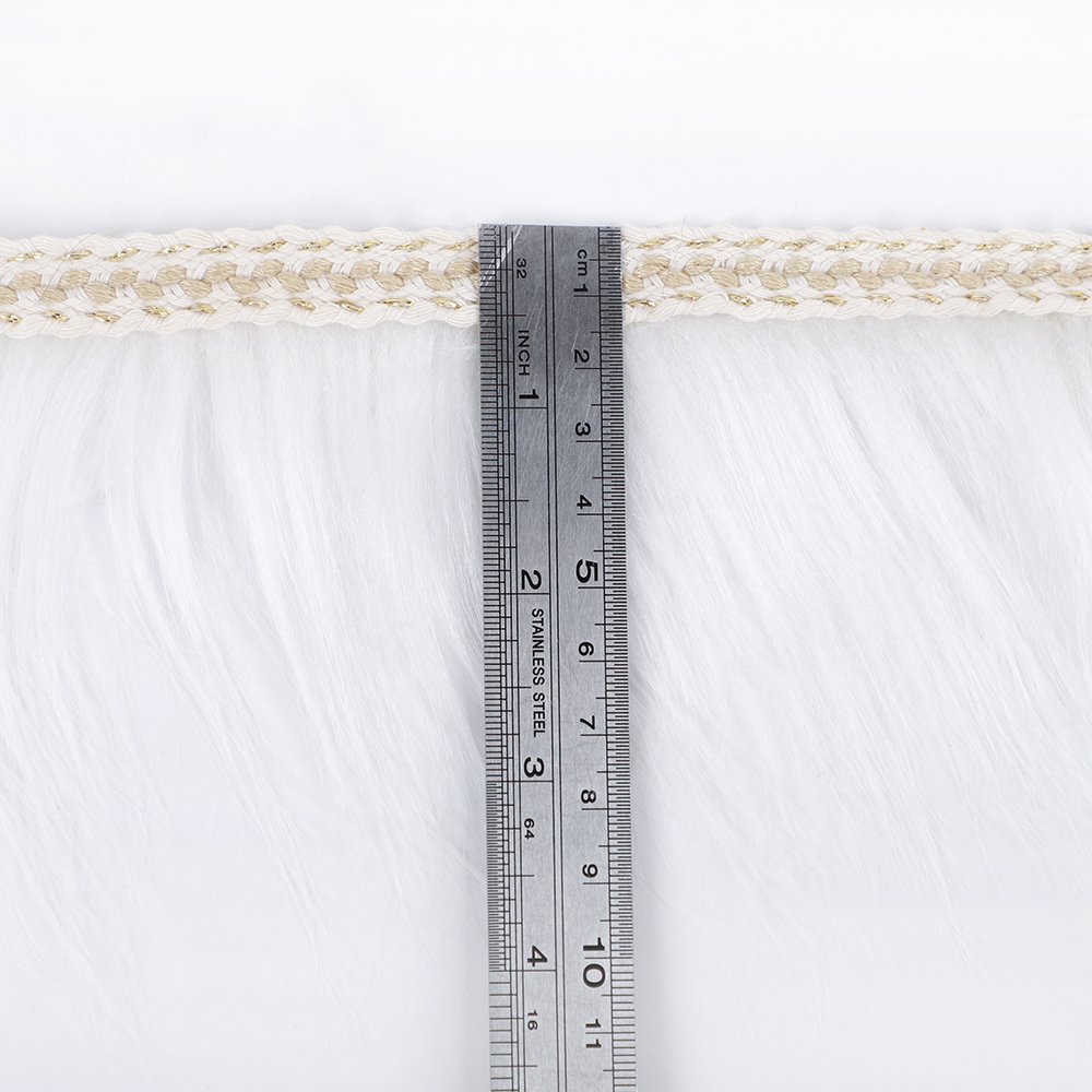 Factory Wholesale faux fur trim long plush trimming for garment