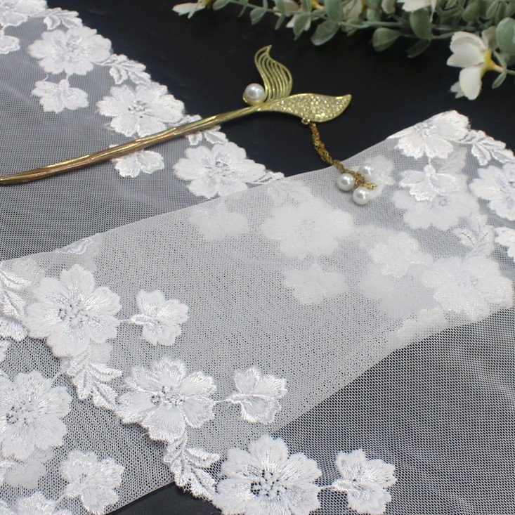 Multiple color selection lingerie lace trim Underwear lace accessories mesh cloth mesh gauze sequin Embroidery lace