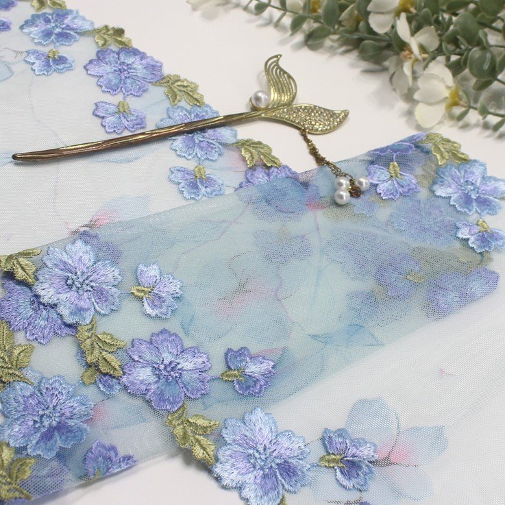 Multiple color selection lingerie lace trim Underwear lace accessories mesh cloth mesh gauze sequin Embroidery lace