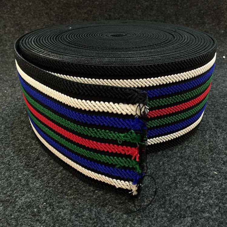 In Stock Braided Elastic Straw Braided Tape Elastic Sequin Braid Trim Elastic Band