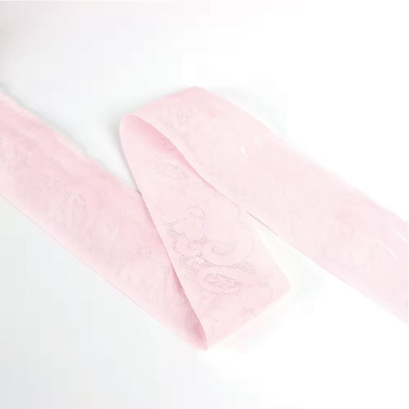 Stretch Knitted Lace Elastic Band Crochet Elastic Hollow Jacquard Webbing Tooth Edge Band Jacquard Ethnic Ribbon Trim