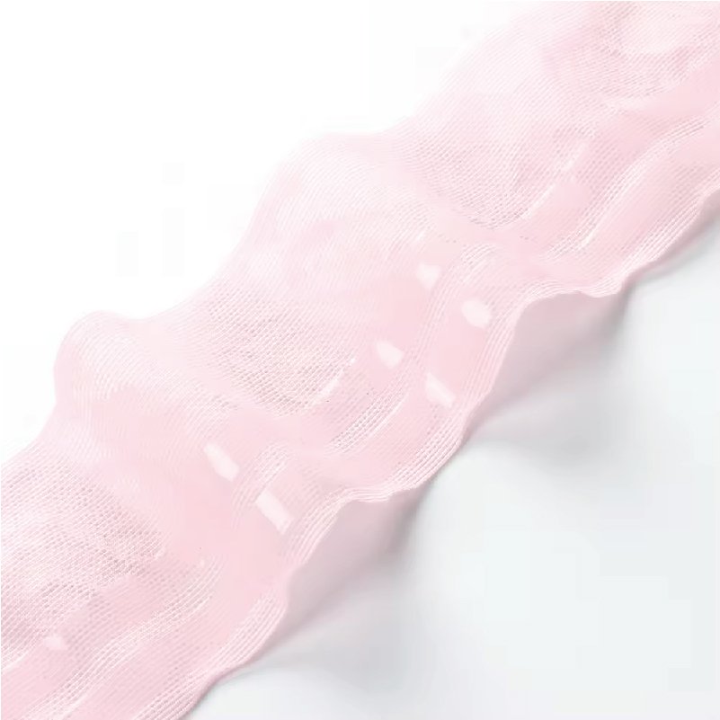 Stretch Knitted Lace Elastic Band Crochet Elastic Hollow Jacquard Webbing Tooth Edge Band Jacquard Ethnic Ribbon Trim