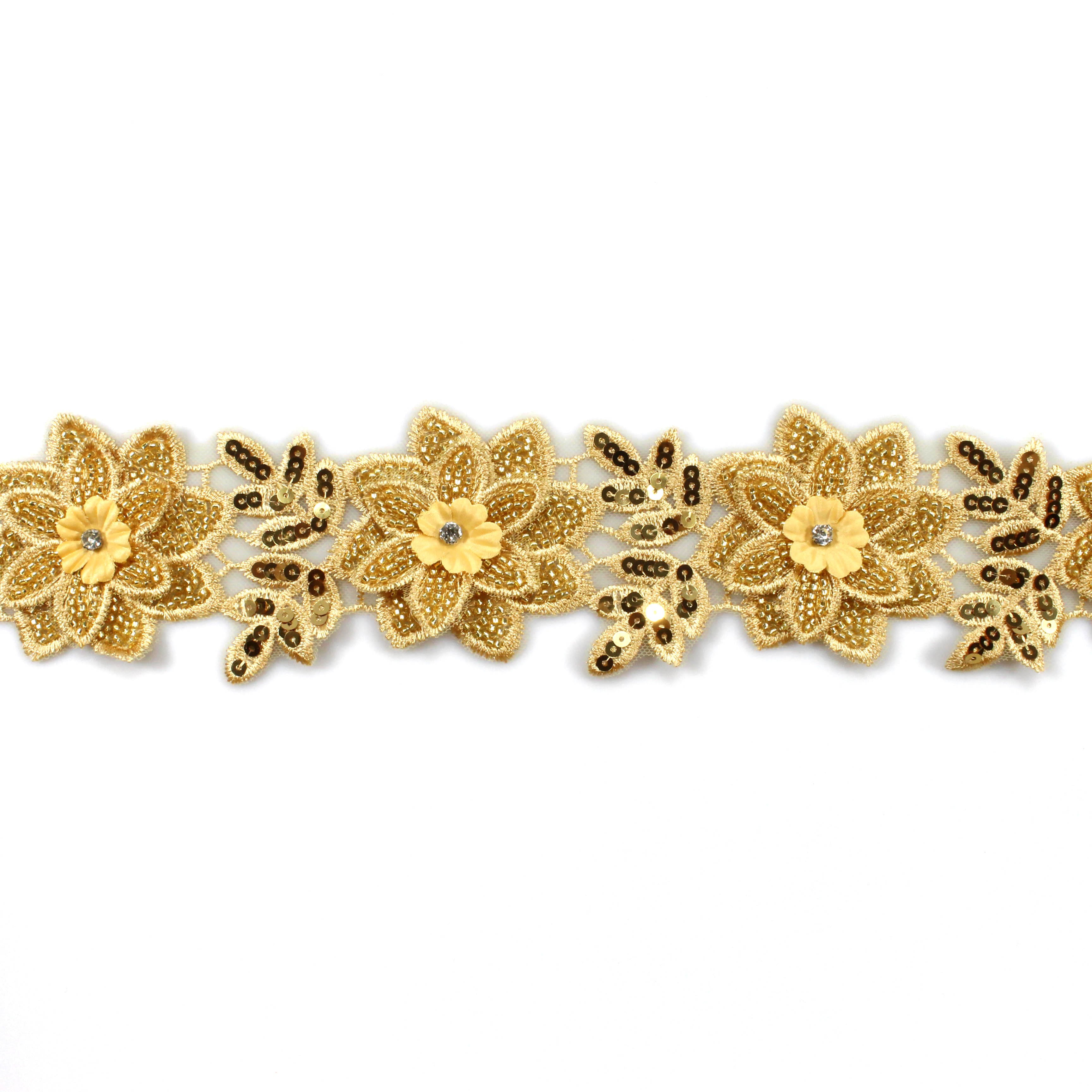 Hand-sewn beads lace handmade clothing accessories lace trim handmade beaded decorative accessories materials